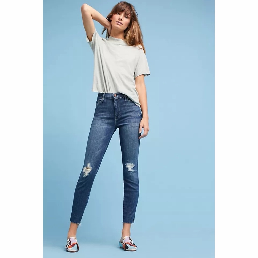 Mother The Vamp Fray Crazy Like a Fox Jeans Size 25